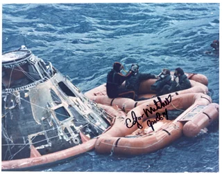 Edgar Mitchell autograph
