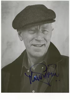 Max Von Sydow autograph