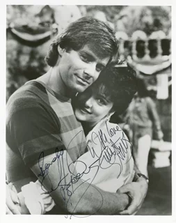 Tristan Rogers and Emma Samms autograph