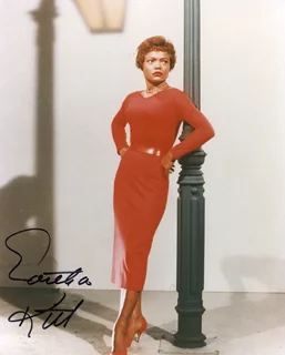Eartha Kitt autograph