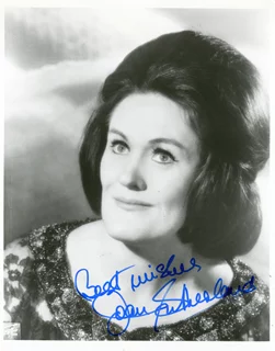 Joan Sutherland autograph