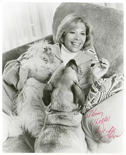 Dinah Shore autograph
