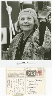 Ruth Gordon autograph