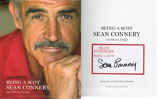 Sean Connery autograph