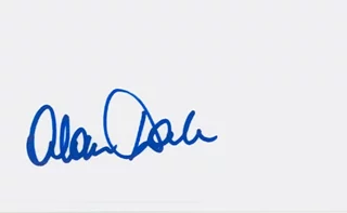 Alan Dale autograph