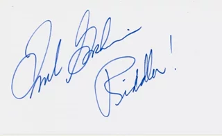 Frank Gorshin autograph
