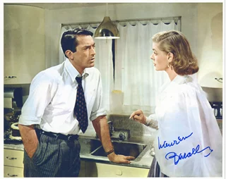 Lauren Bacall autograph
