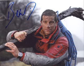 Bear Grylls autograph