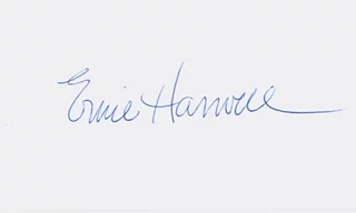 Ernie Harwell autograph
