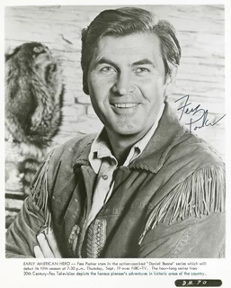Fess Parker autograph