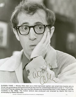 Woody Allen autograph