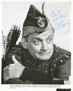 Art Carney autograph