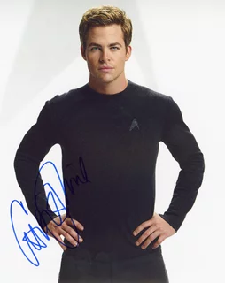 Chris Pine autograph