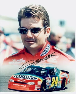Jeff Gordon autograph