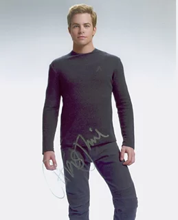 Chris Pine autograph