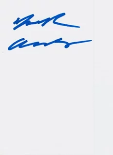 Kirk Acevedo autograph
