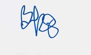 Brad Paisley autograph