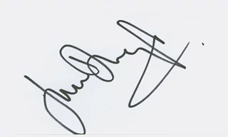 James Dreyfus autograph