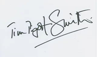 Tim Piggott-Smith autograph