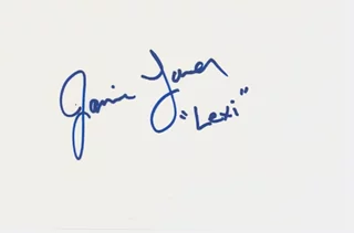Jamie Luner autograph