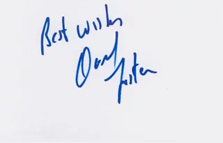 David Foster autograph