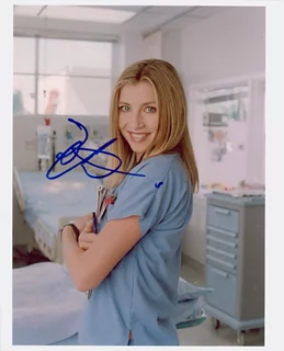 Sarah Chalke autograph