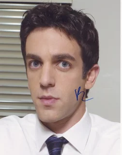 B.J. Novak autograph