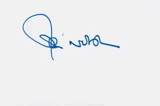 John Noble autograph