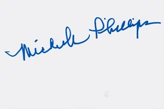 Michelle Phillips autograph