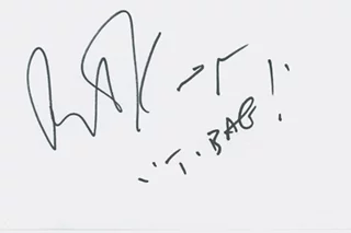 Robert Knepper autograph