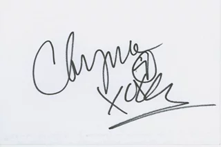 Chyna autograph