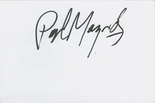 Paul Mazursky autograph