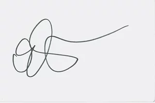 Emma Stone autograph