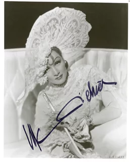 Marlene Dietrich autograph