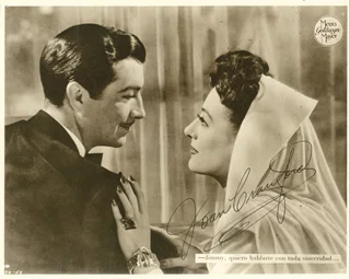 Joan Crawford autograph