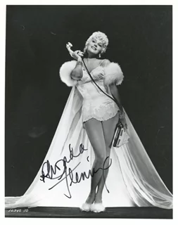 Rhonda Fleming autograph