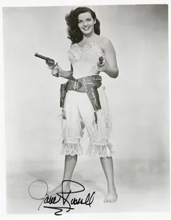 Jane Russell autograph