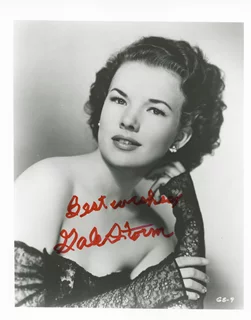 Gale Storm autograph