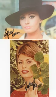 Sophia Loren autograph