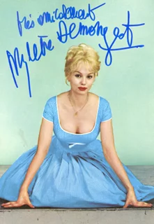 Mylene Demongeot autograph