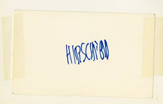 Hirschfeld autograph