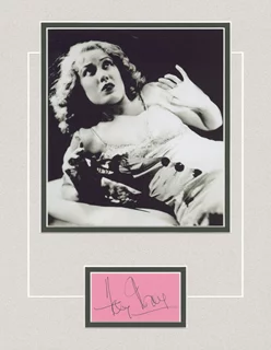 Fay Wray autograph