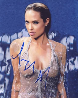 Angelina Jolie autograph