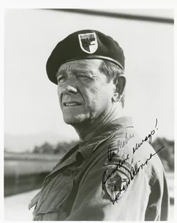 Richard Crenna autograph