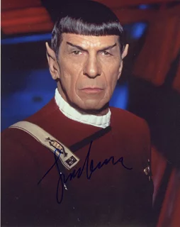 Leonard Nimoy autograph