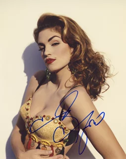 Cindy Crawford autograph