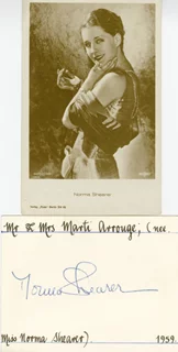 Norma Shearer autograph