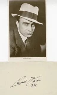 Conrad Veidt autograph