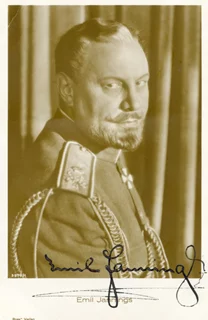 Emil Jannings autograph