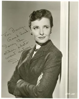Laraine Day autograph